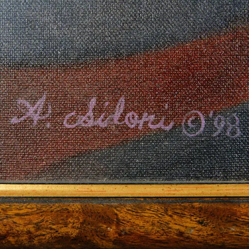 "Between The Acts #2" By Anthony Sidoni Signed Oil on Canvas 32 1/2"x29"