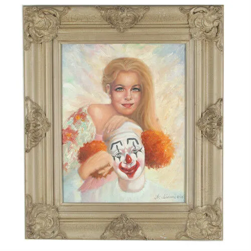 "Between The Acts #7" By Anthony Sidoni 1999 Signed Oil on Canvas 20"x17"