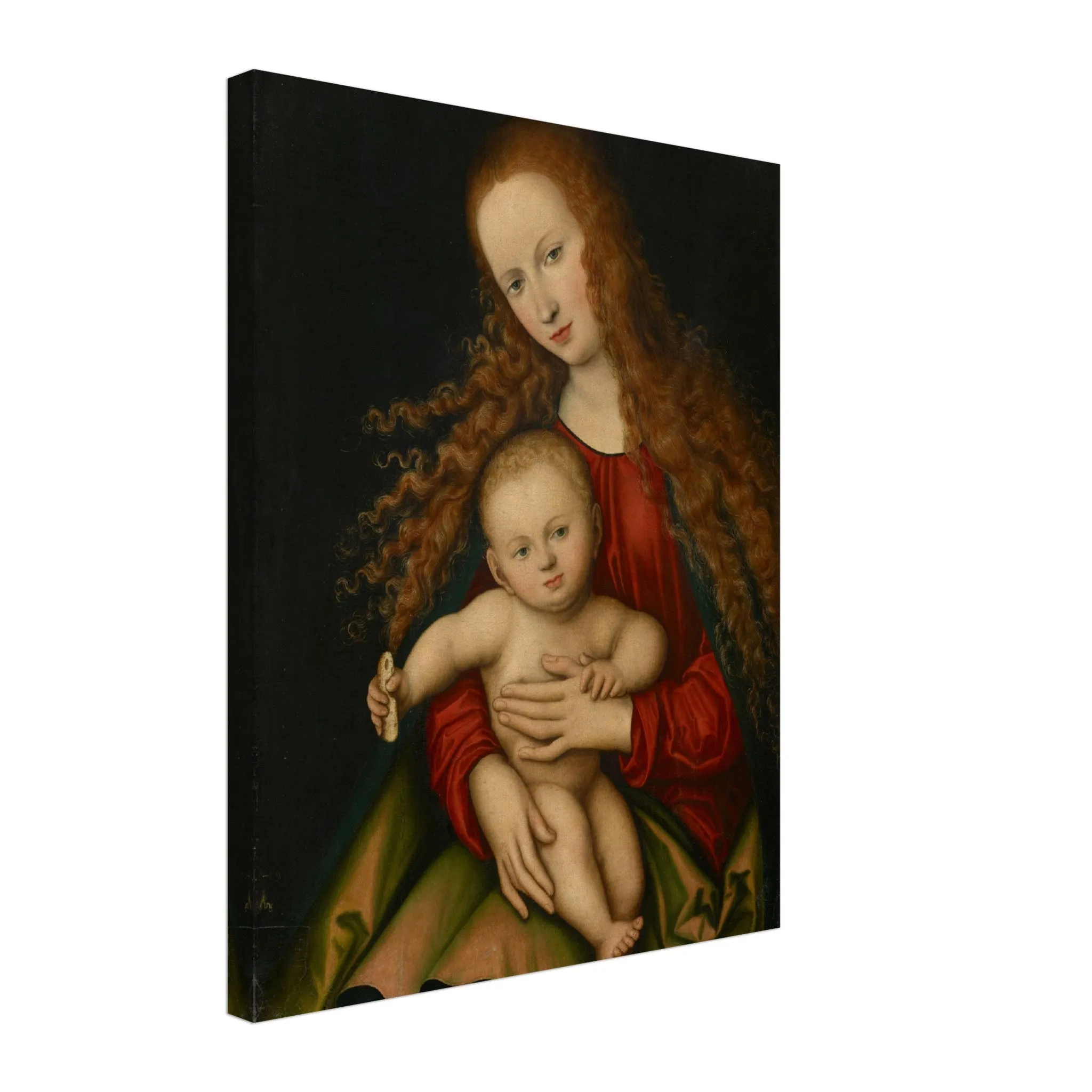 "Madonna and Child" - Cranach the Elder:  Canvas Wall Art