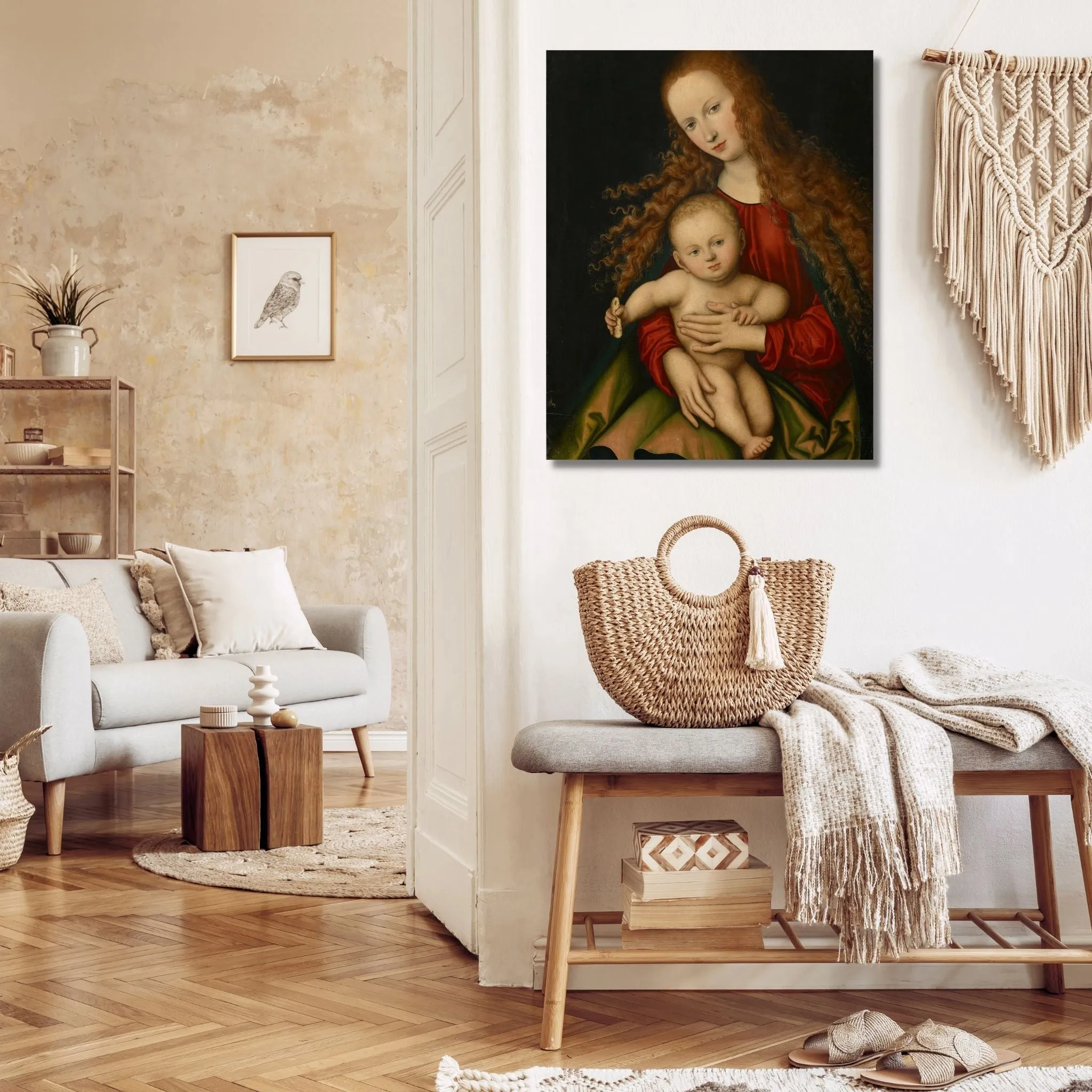 "Madonna and Child" - Cranach the Elder:  Canvas Wall Art