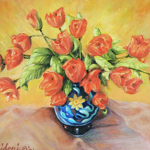 "Morning Glow" By Anthony Sidoni 2001 Signed Oil on Canvas 18 1/2"x22 1/2"