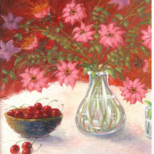 "Potpourri" By Anthony Sidoni 1999 Signed Oil on Canvas 20 3/4"x24 1/2"
