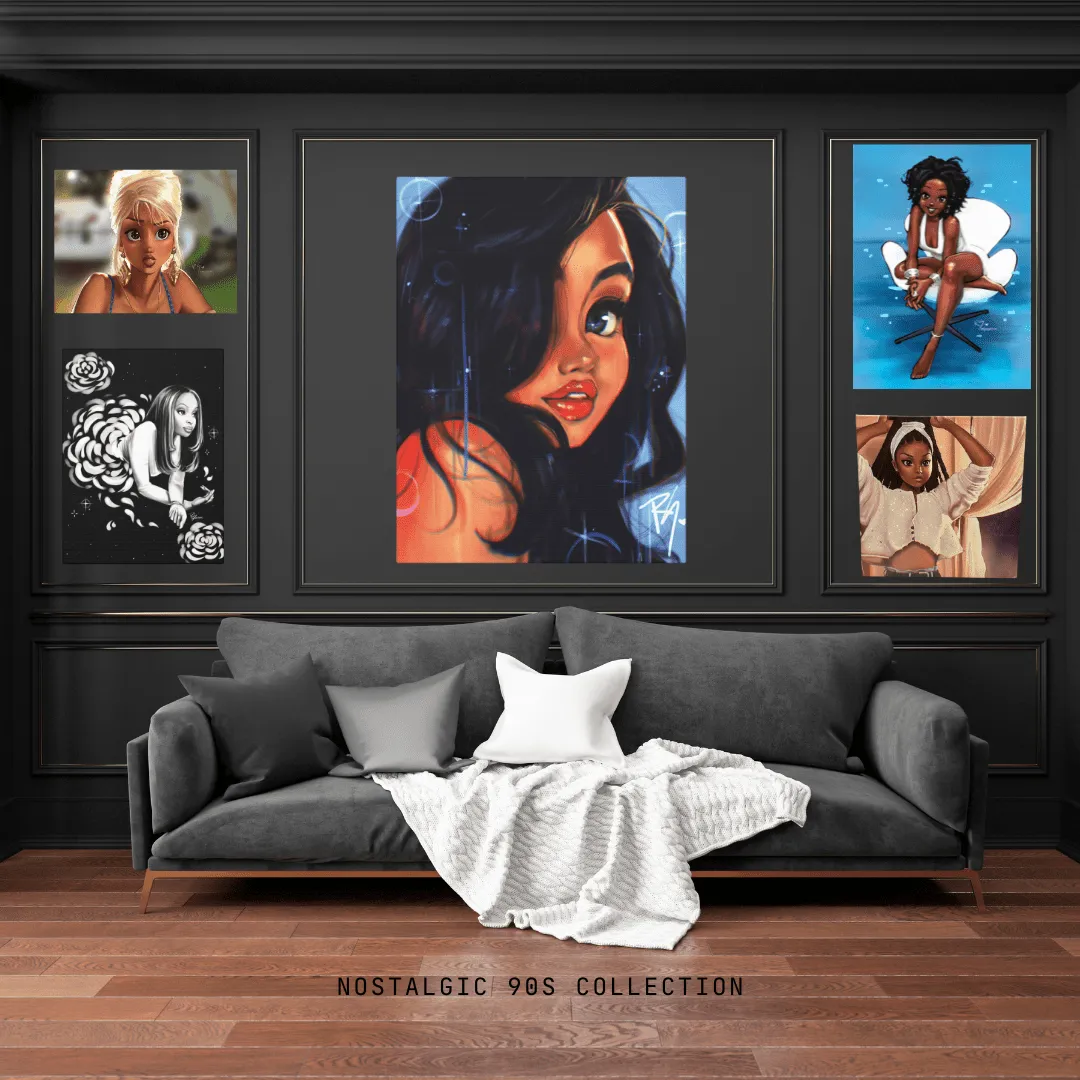"See What I See" MJB Canvas Print – Nostalgic 90s Collection - Matte Canvas, Stretched, 1.25"