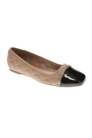 Rachel Roy Queen Quilted Flats for Women in Tan | QUEEN-TAN