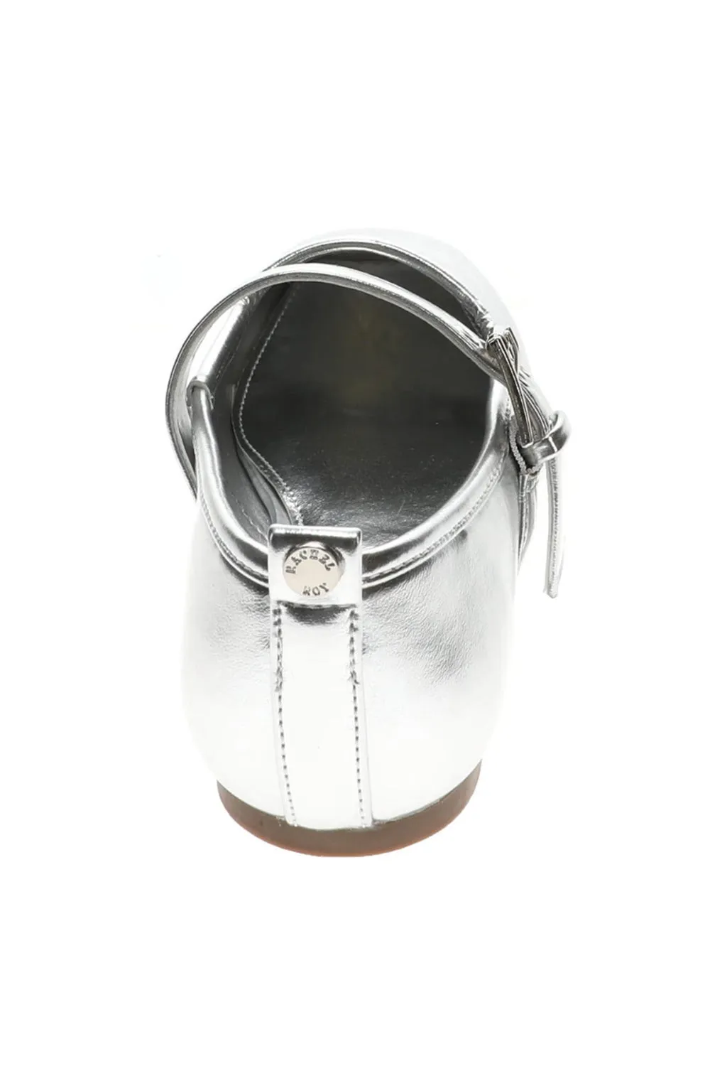 Rachel Roy Razzle Buckle Flats for Women in Silver | RAZZLE-SILVER
