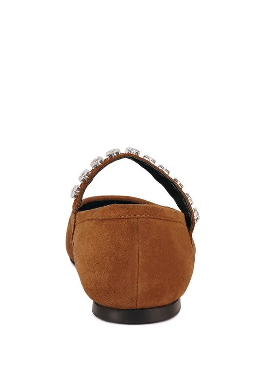 Rag & Co ASSISI Fine Suede MaryJane Ballet Flats