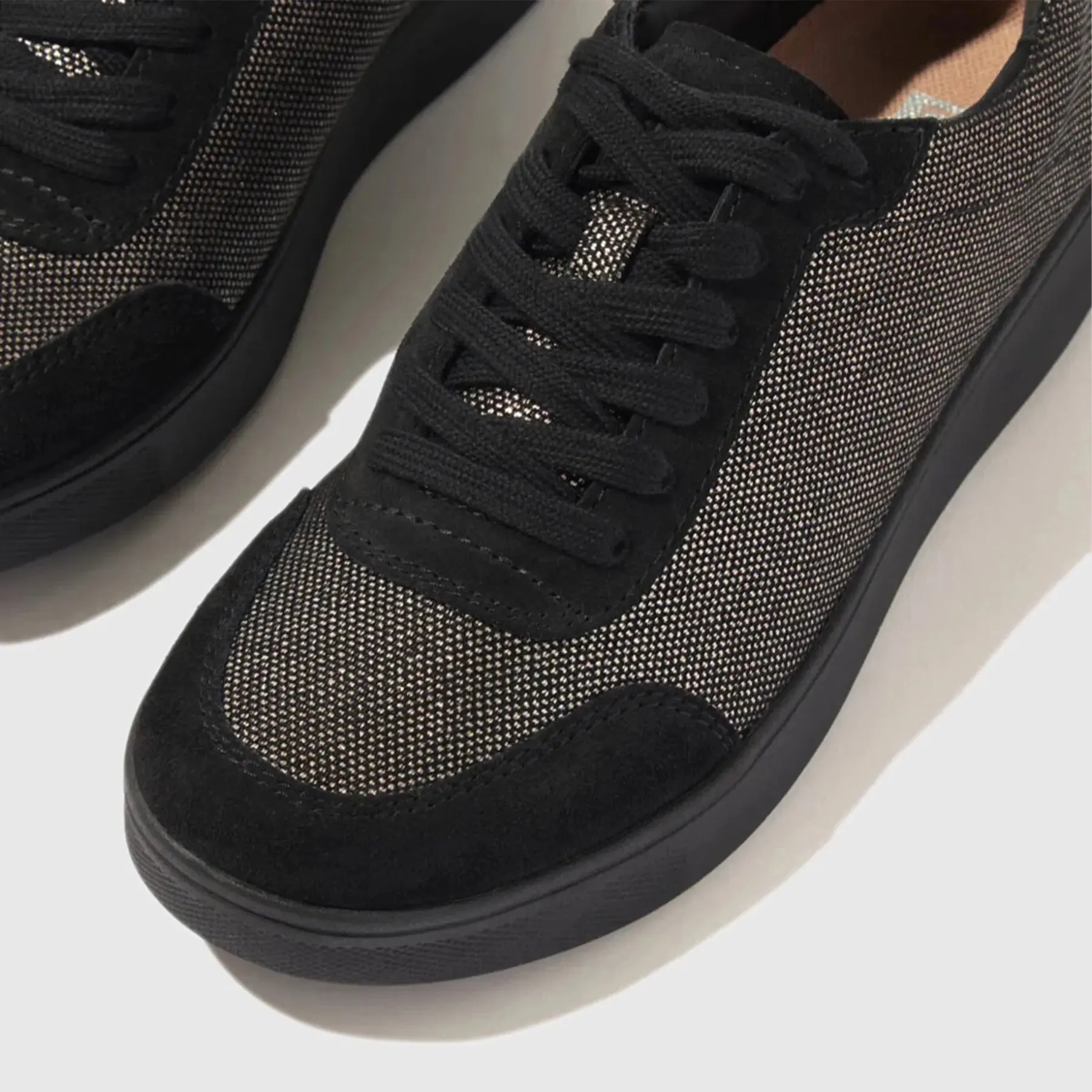 Rally Glitz Canvas Sneaker All Black HS2-090
