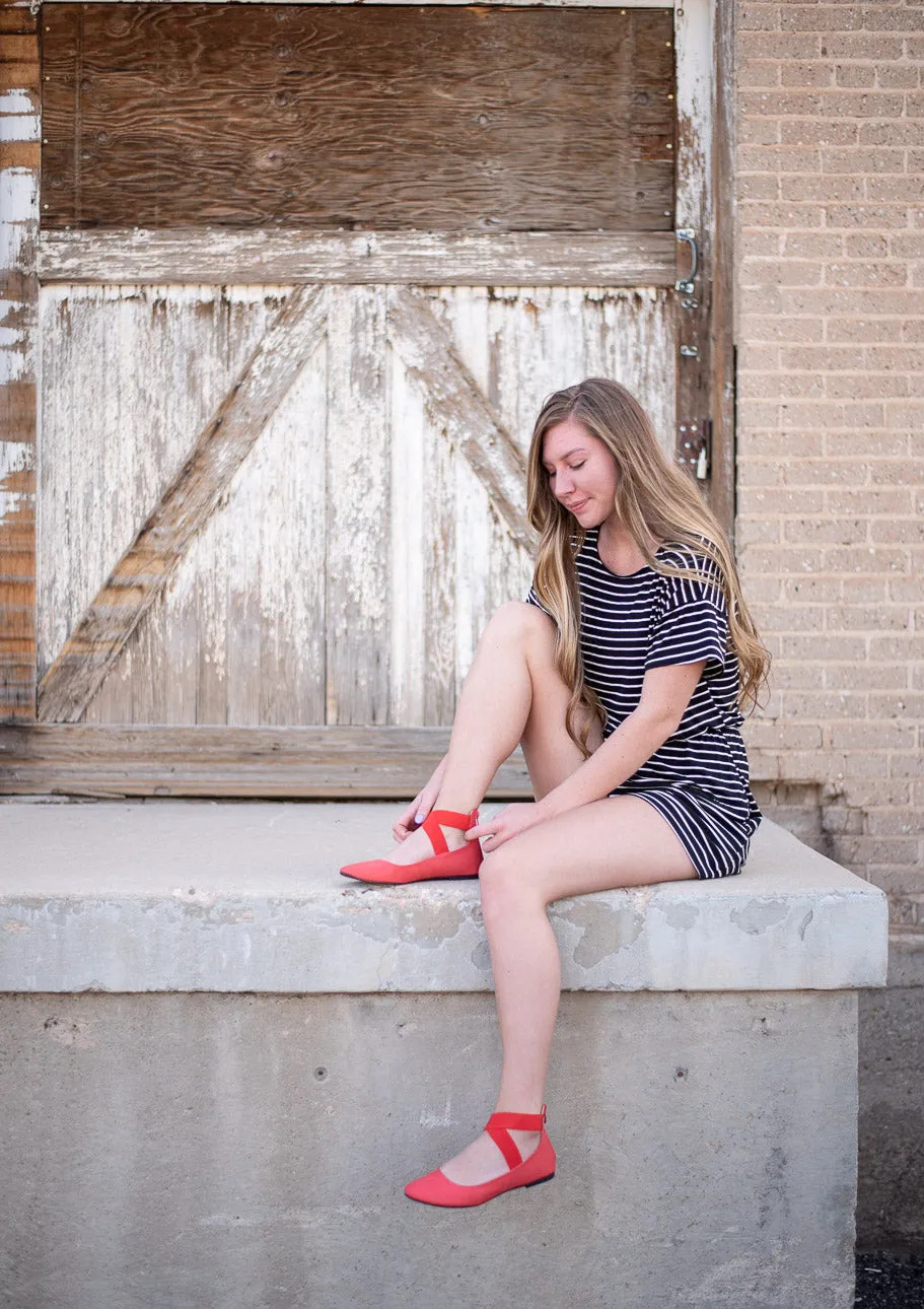 Red Ballet Flat