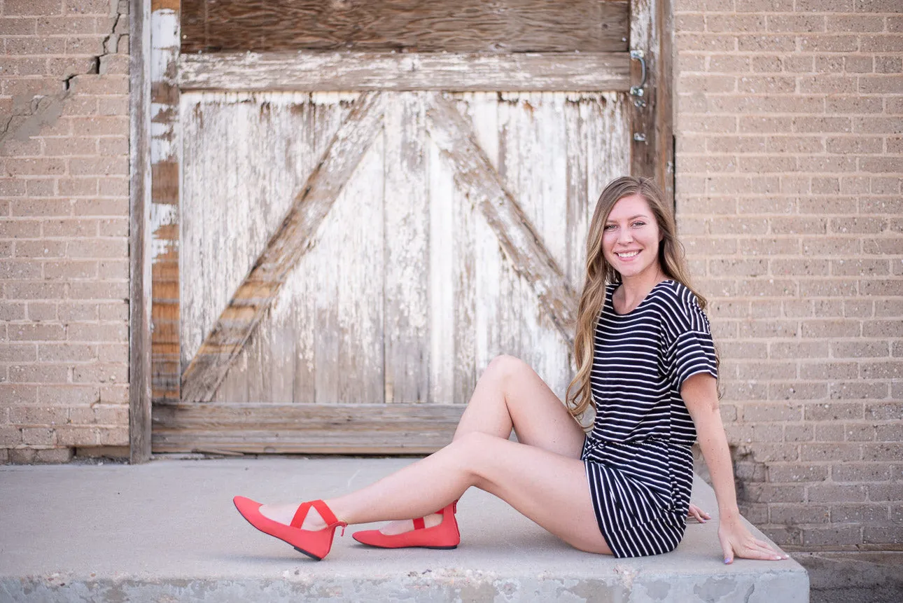 Red Ballet Flat
