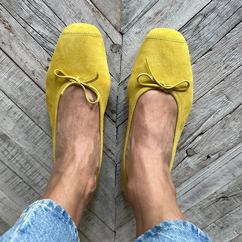Reqins Harmony Yellow Ballet Flats