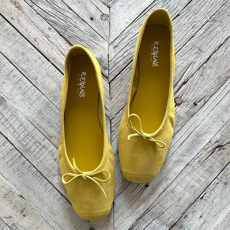 Reqins Harmony Yellow Ballet Flats