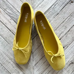 Reqins Harmony Yellow Ballet Flats