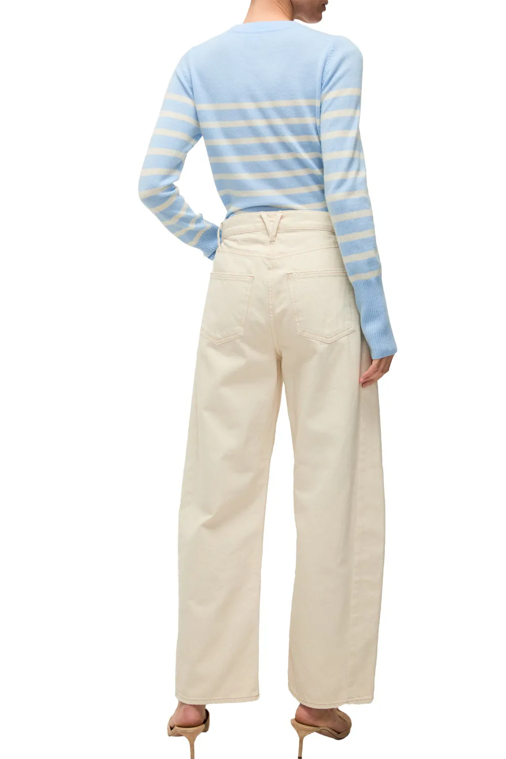 Ryder Saddle Jean in Ecru