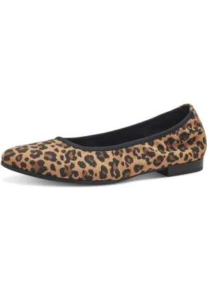 s. Oliver Tara Ballerinas Leopard Brown
