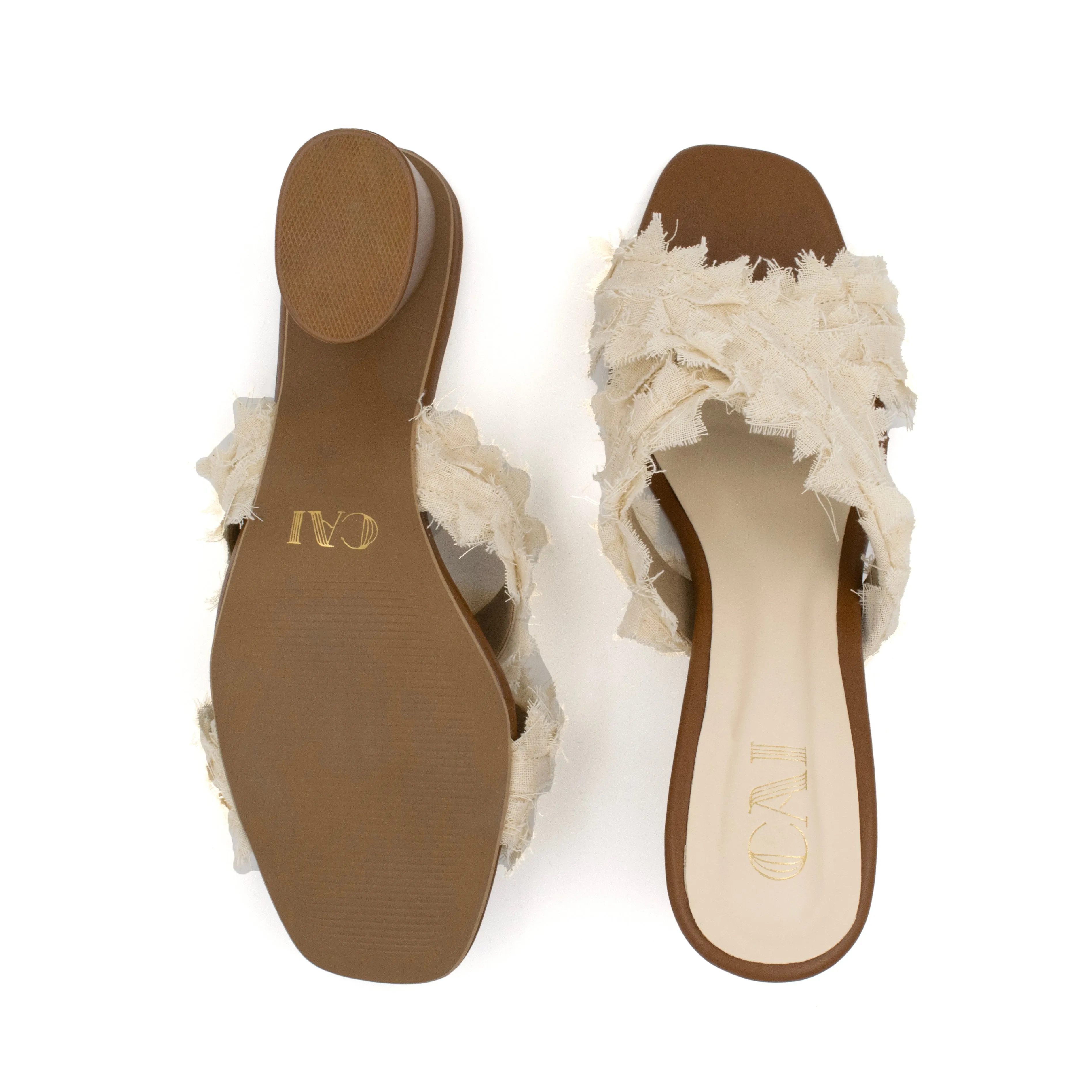 Sakura Cream Heels