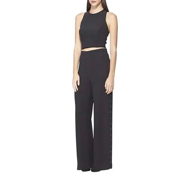 Salma Crop Top - Black