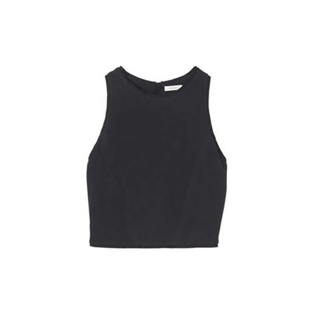 Salma Crop Top - Black