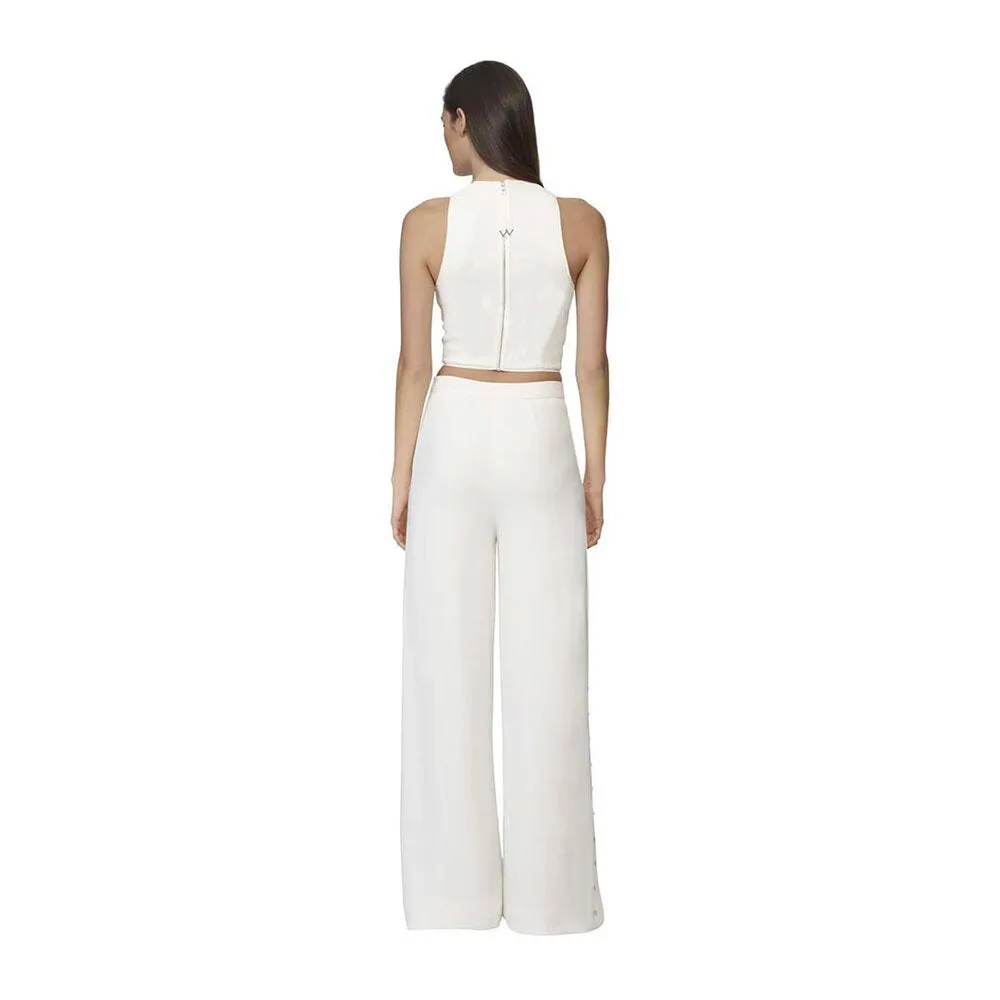Salma Crop Top - Cream
