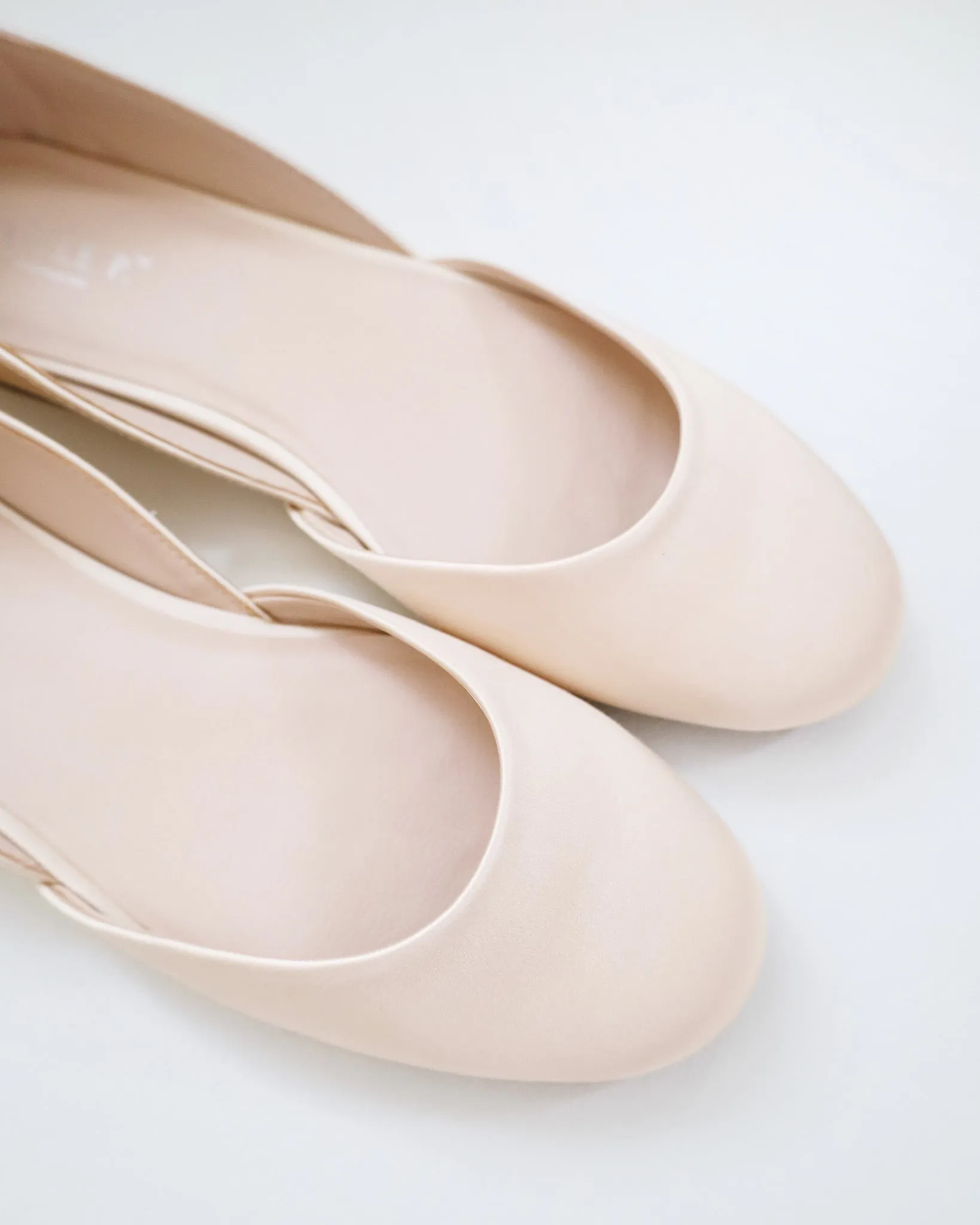 Satin Round Toe Evening Flat with Ballerina Lace Up