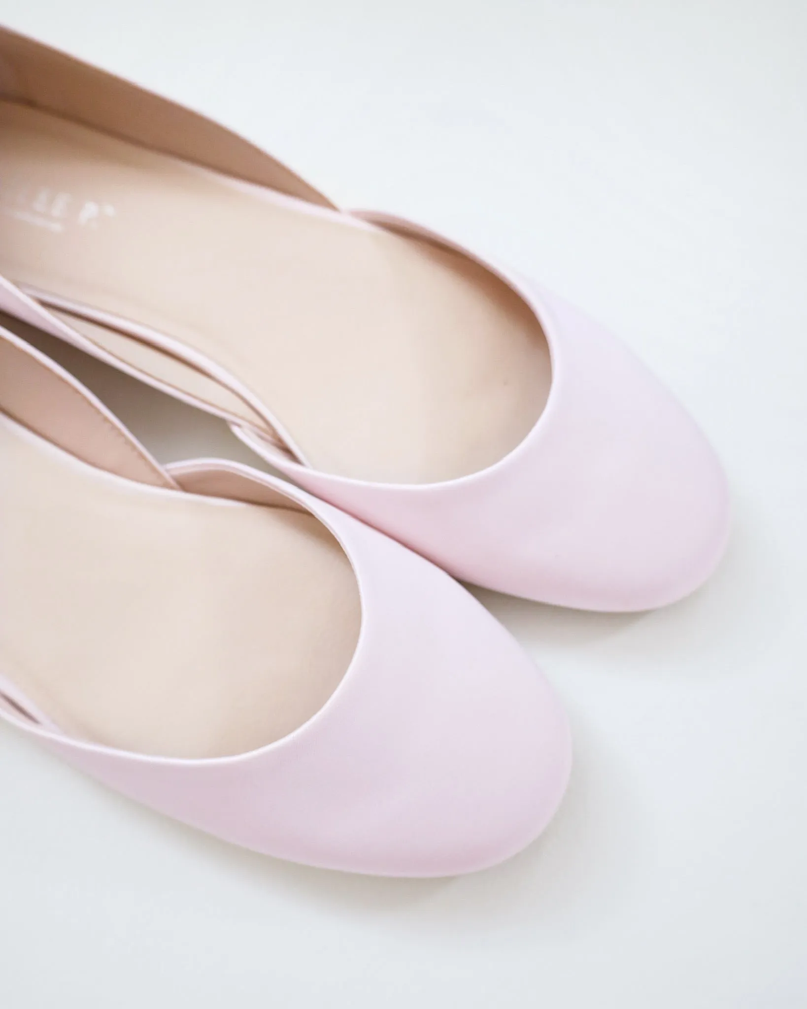 Satin Round Toe Evening Flat with Ballerina Lace Up