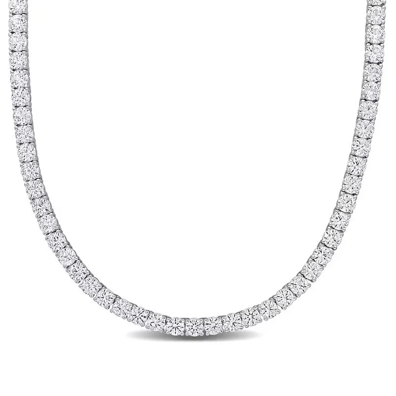 Silver Tennis Necklace