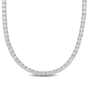 Silver Tennis Necklace