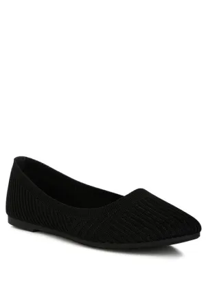 Solid Knit Ballet Flats in Three Colors