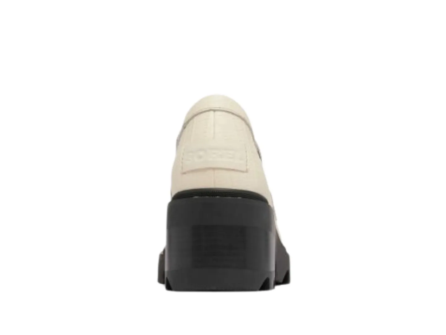 Sorel: Joan Now City Loafer in Chalk/Black