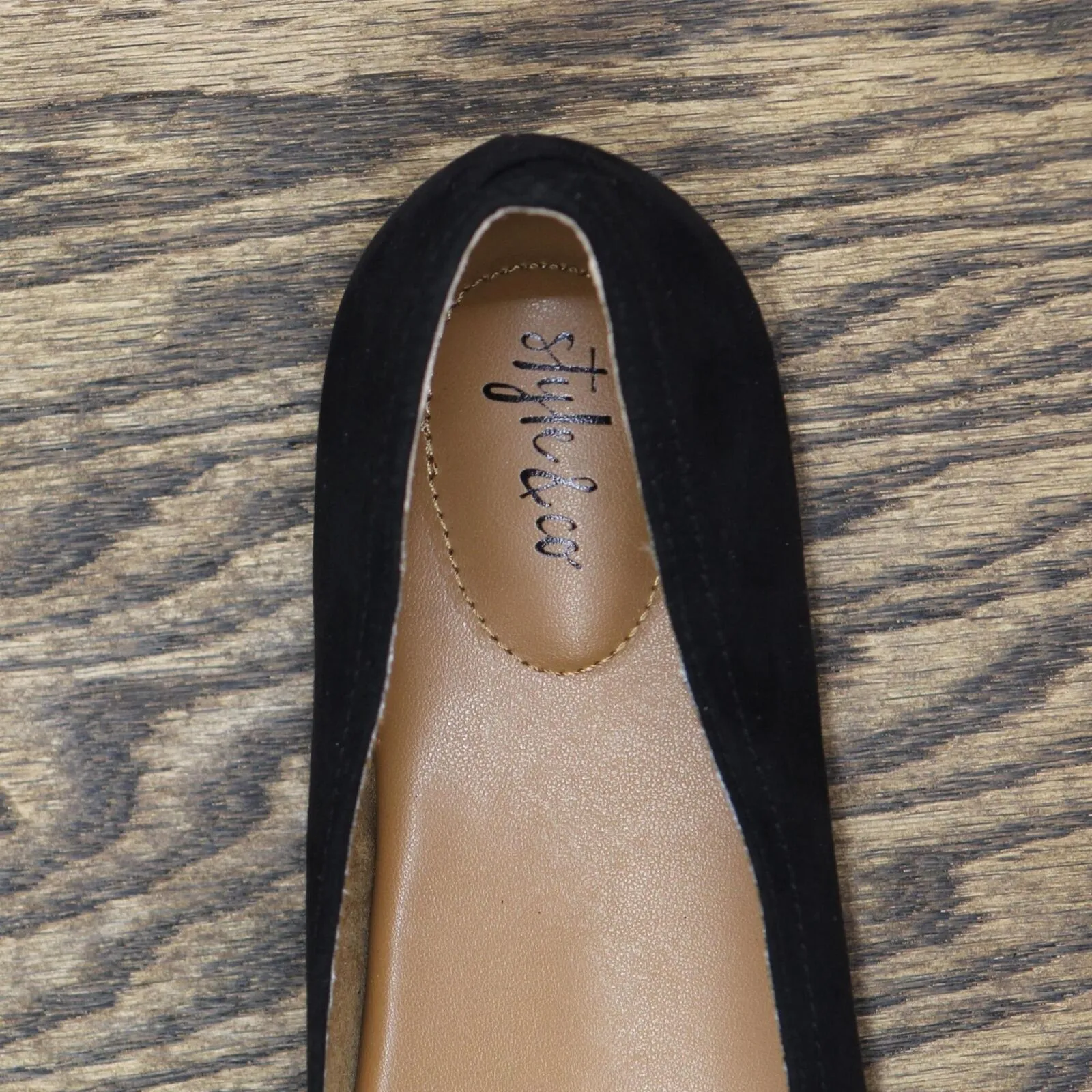 Style & Co Womens Lydiaa Ballet Flats 10010999800 Black 9M