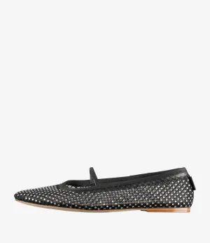 Swan ballet flats