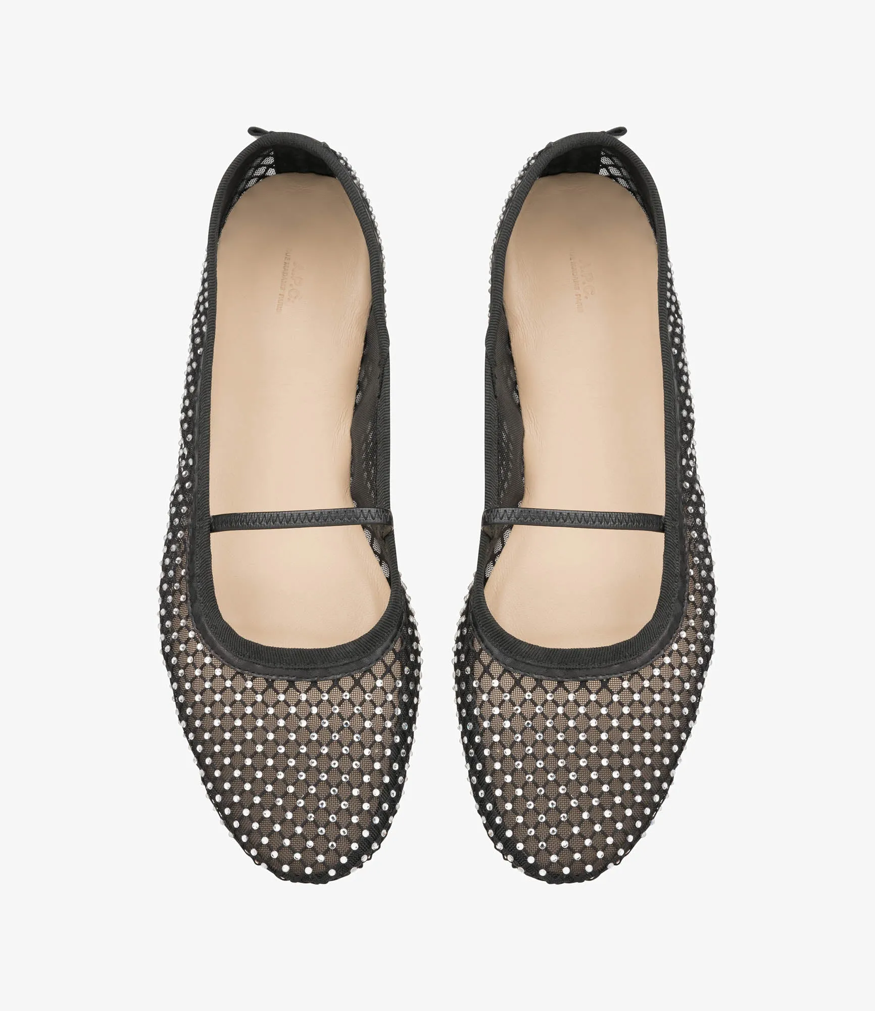 Swan ballet flats