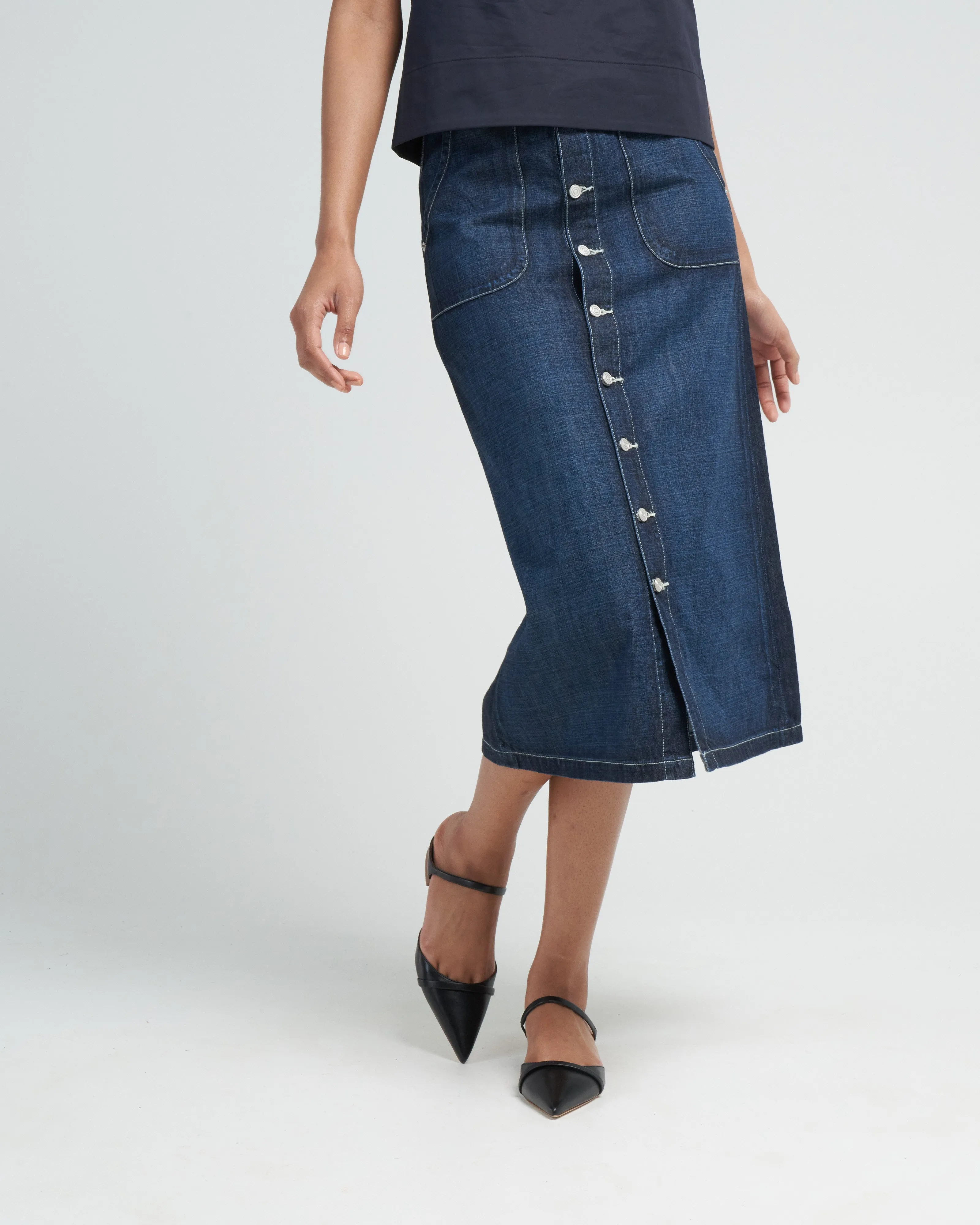 tephy a-line skirt - zephyr