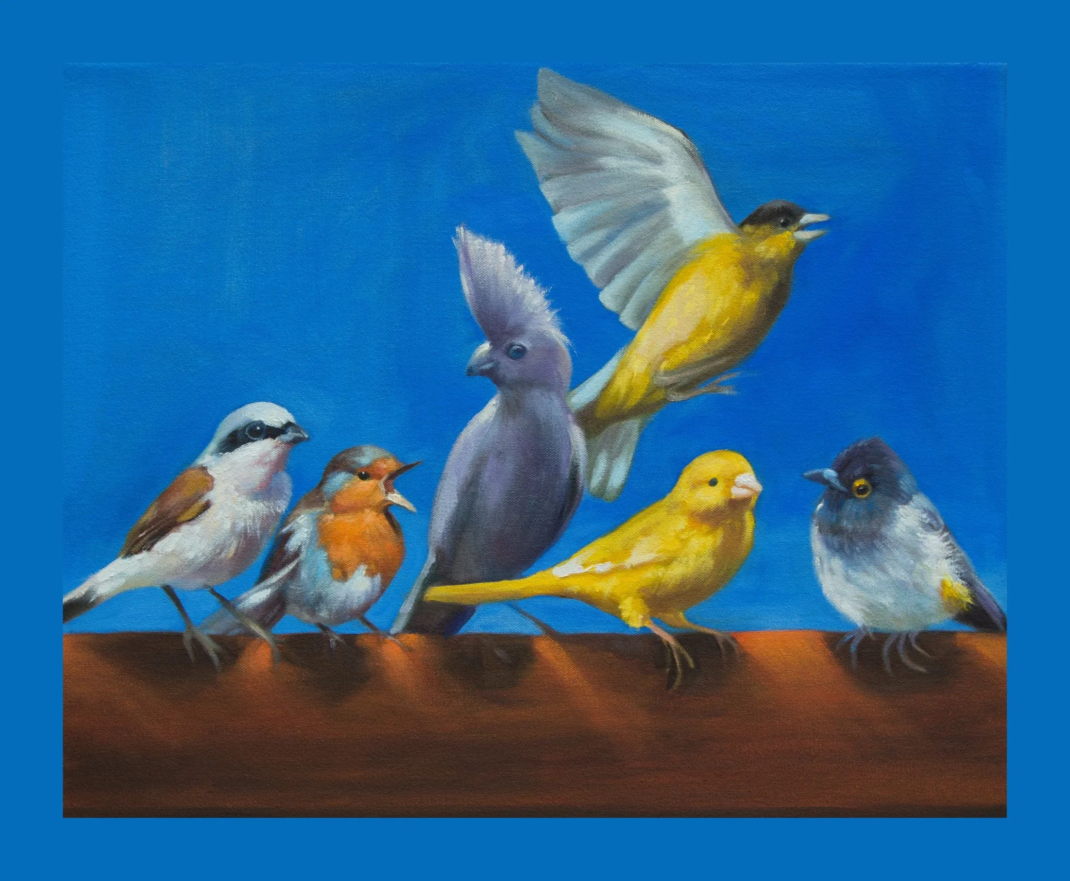 The Epiphany Blue Sky Birds #1 and Blue Skies Birds #2 Giclees