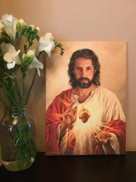 The Sacred Heart of Jesus Canvas Print 10 x 14"