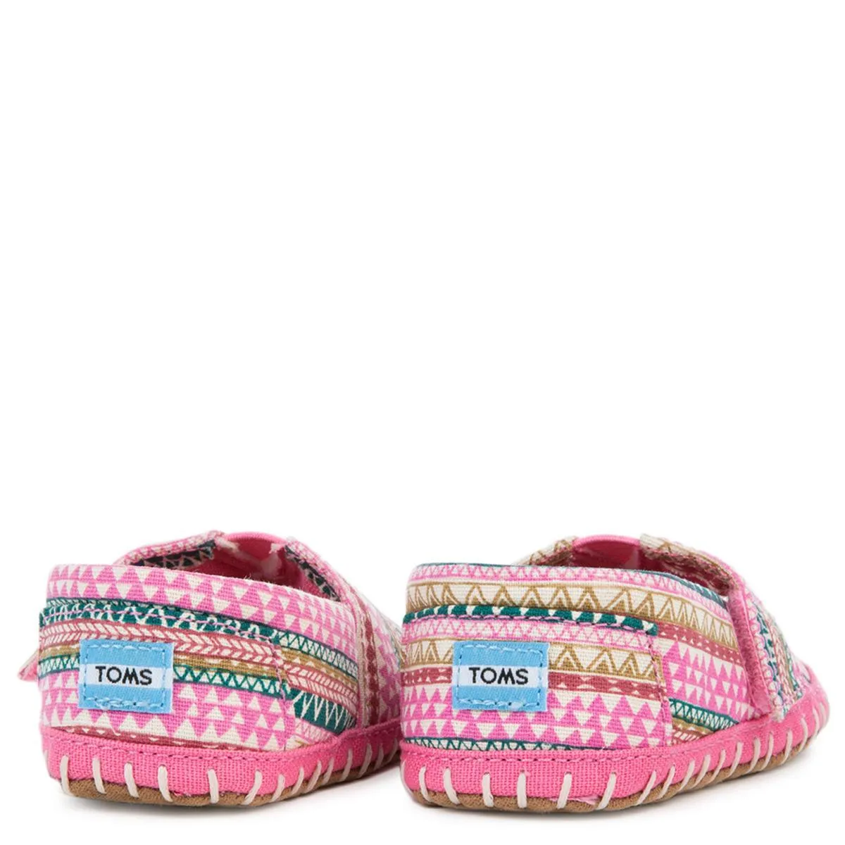Tiny Toms Crib Alpargata Bubblegum Pink Flat