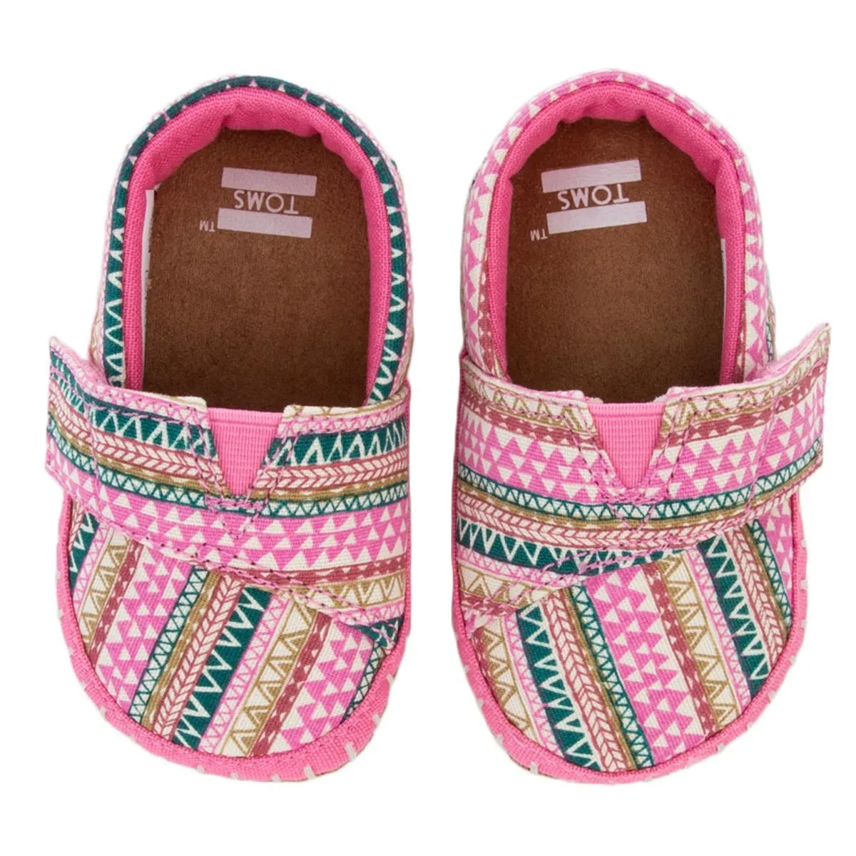 Tiny Toms Crib Alpargata Bubblegum Pink Flat