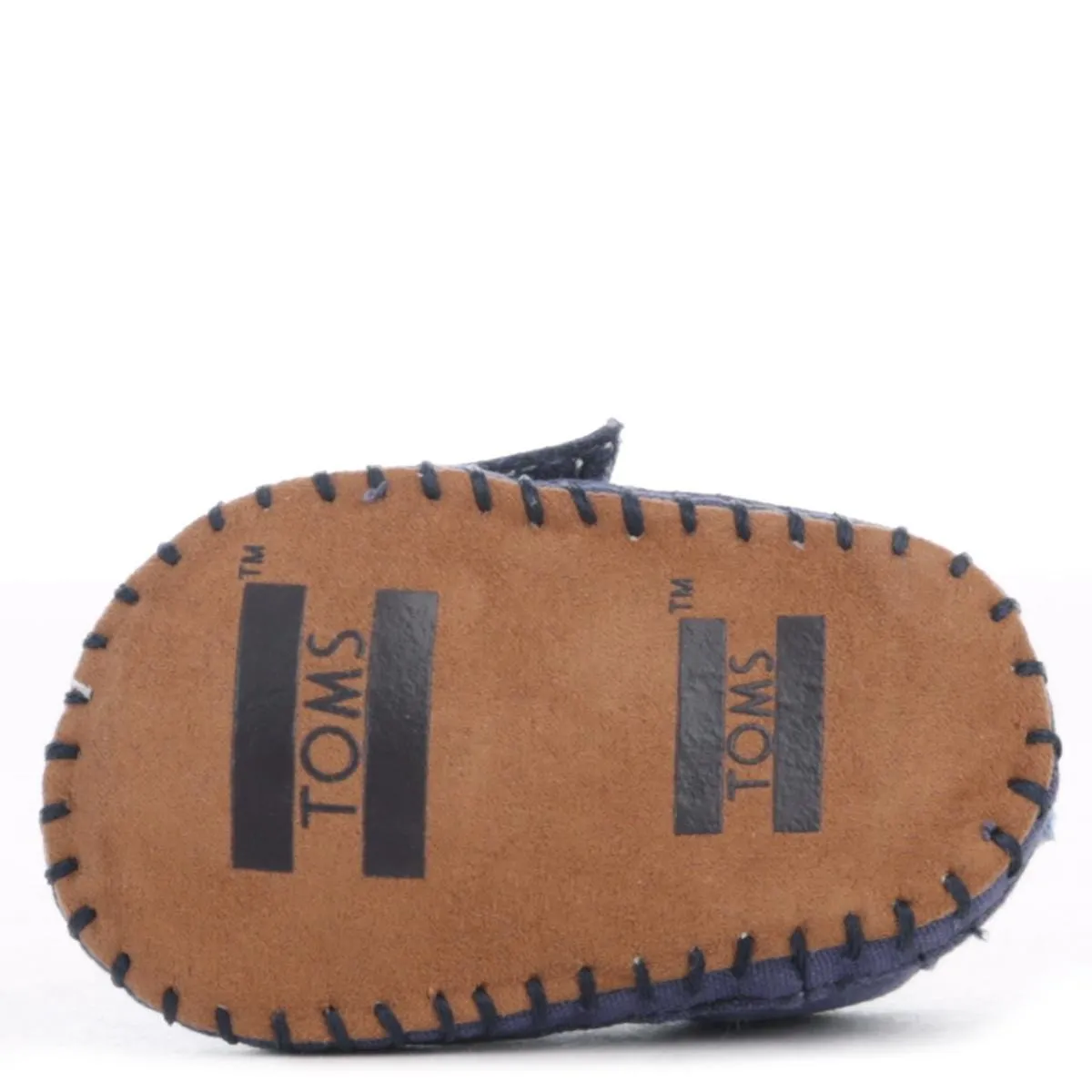 Tiny Toms: Crib Alpargata Navy Canvas Flats