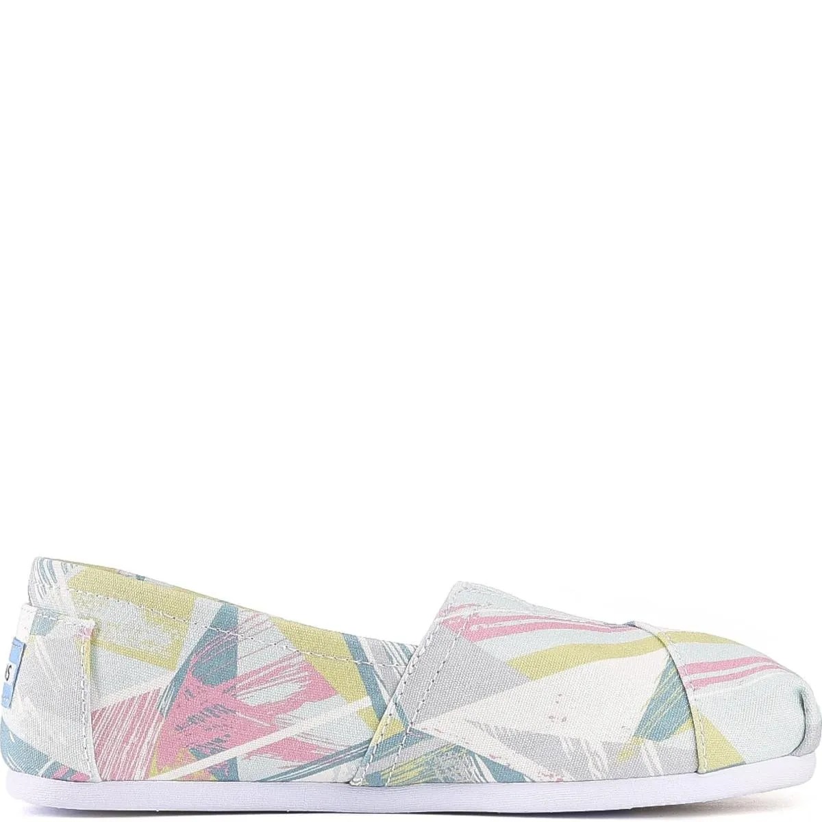 Toms Classic Pastel Multi Canvas Triangles Flats Multi