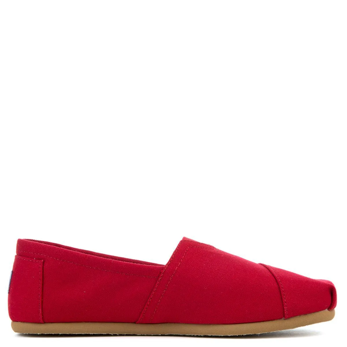Toms Classics Red Canvas Men's Flats