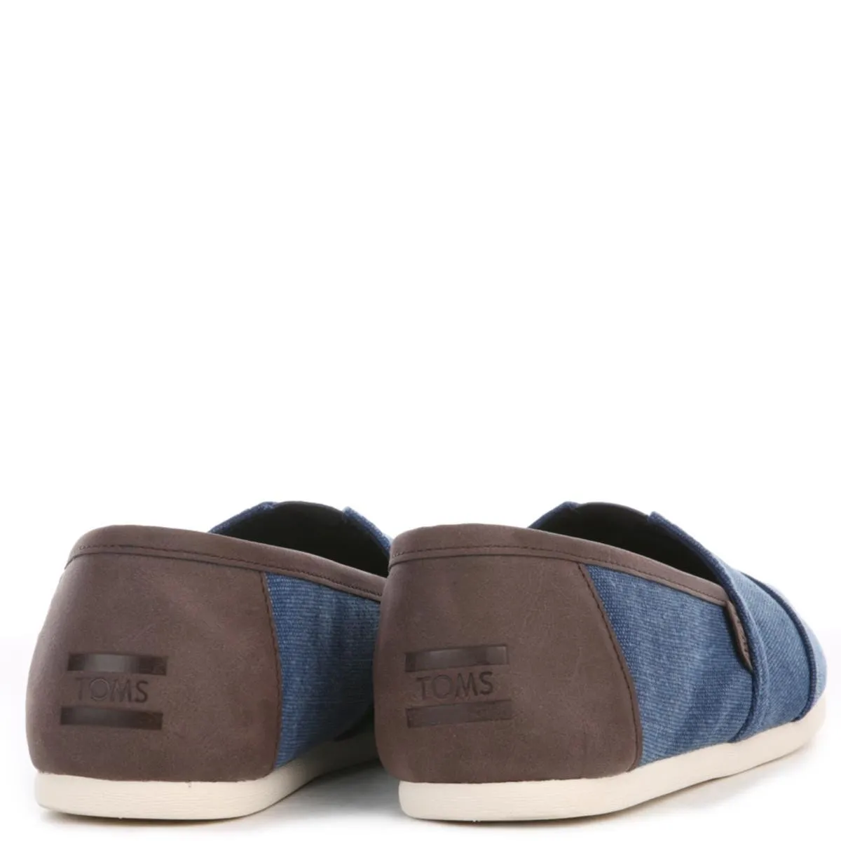 Toms for Men: Navy Washed Canvas/Trim Classic