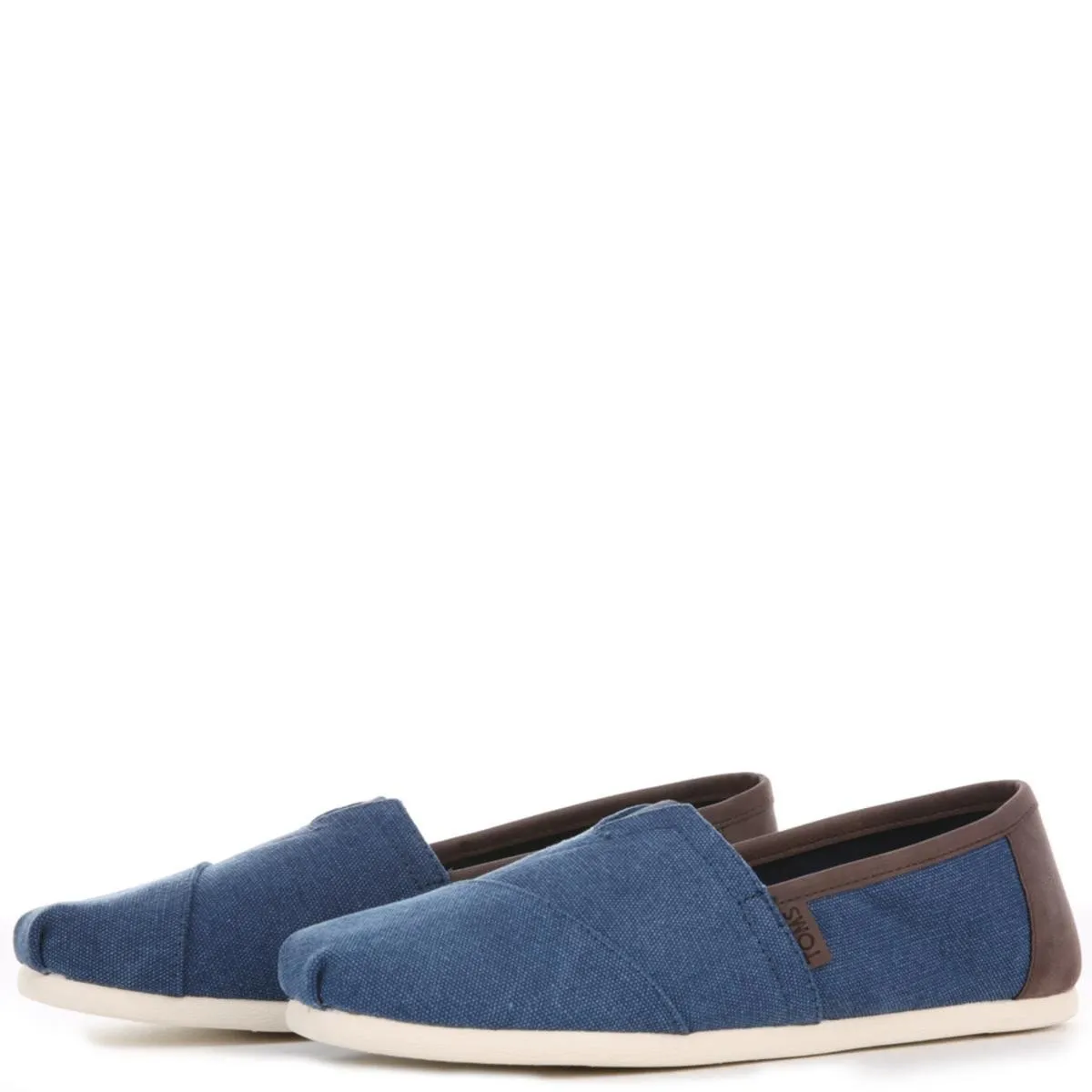 Toms for Men: Navy Washed Canvas/Trim Classic