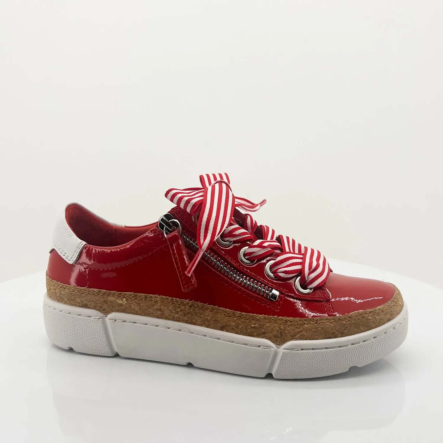 Torayne Red & White Sneaker - DJ40