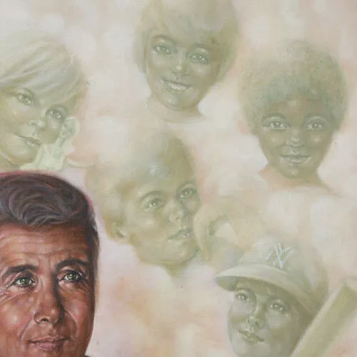 Untitled (Father Thinking of Children) By Anthony Sidoni Signed Oil on Canvas
