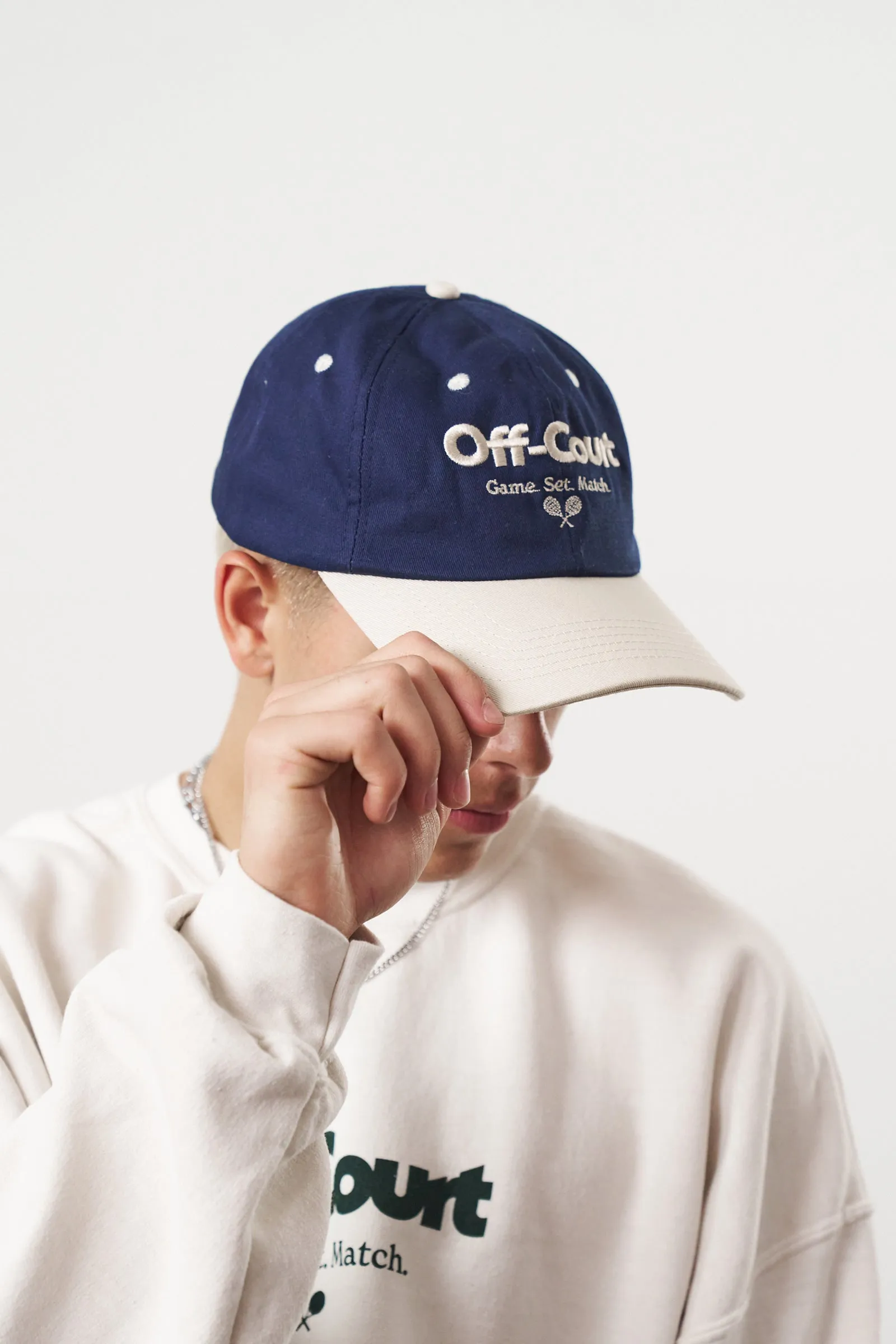 Vice 84 'Off-Court' Tennis Cap - Navy/Cream