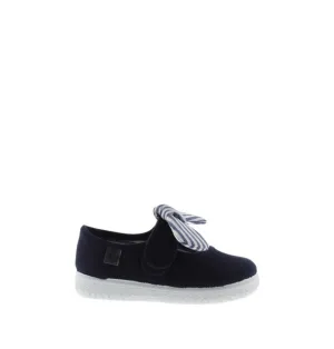 VICTORIA - OJALÁ MARY-JANES STRIPED CANVAS - MARINO/NAVY