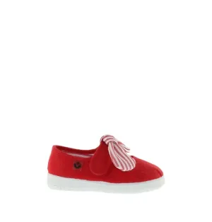 VICTORIA - OJALÁ MARY-JANES STRIPED CANVAS - ROJO/RED