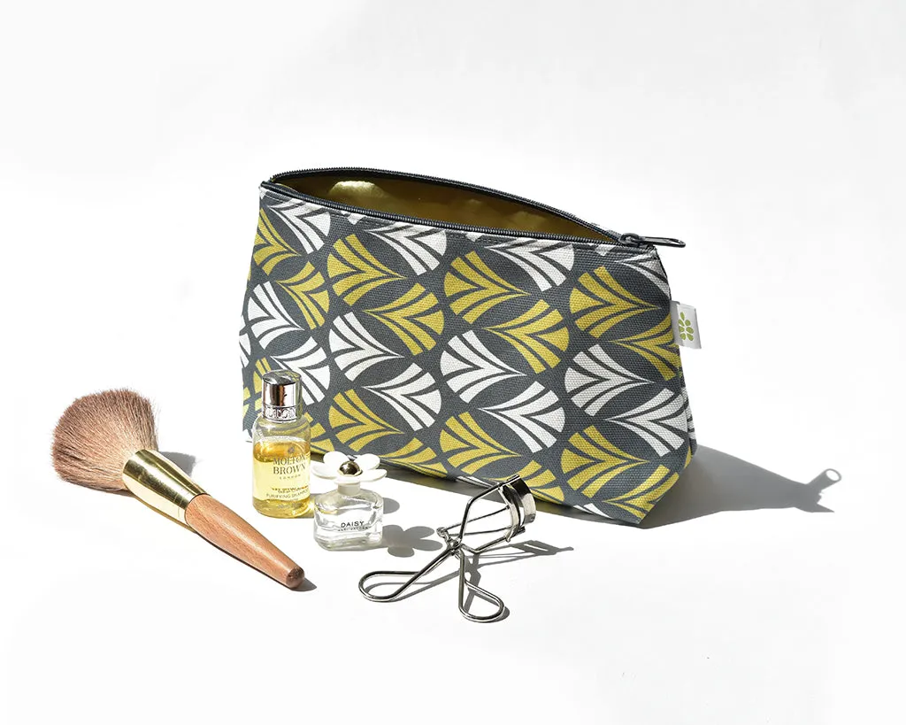 Waltz Zipper Pouch – Steel Grey (10" x 6" x 3")
