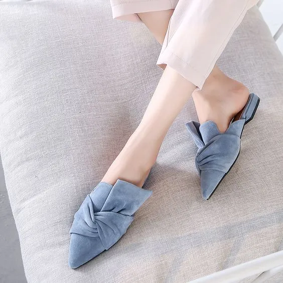 Women's Chic Pointed Flat Sandal Shoes